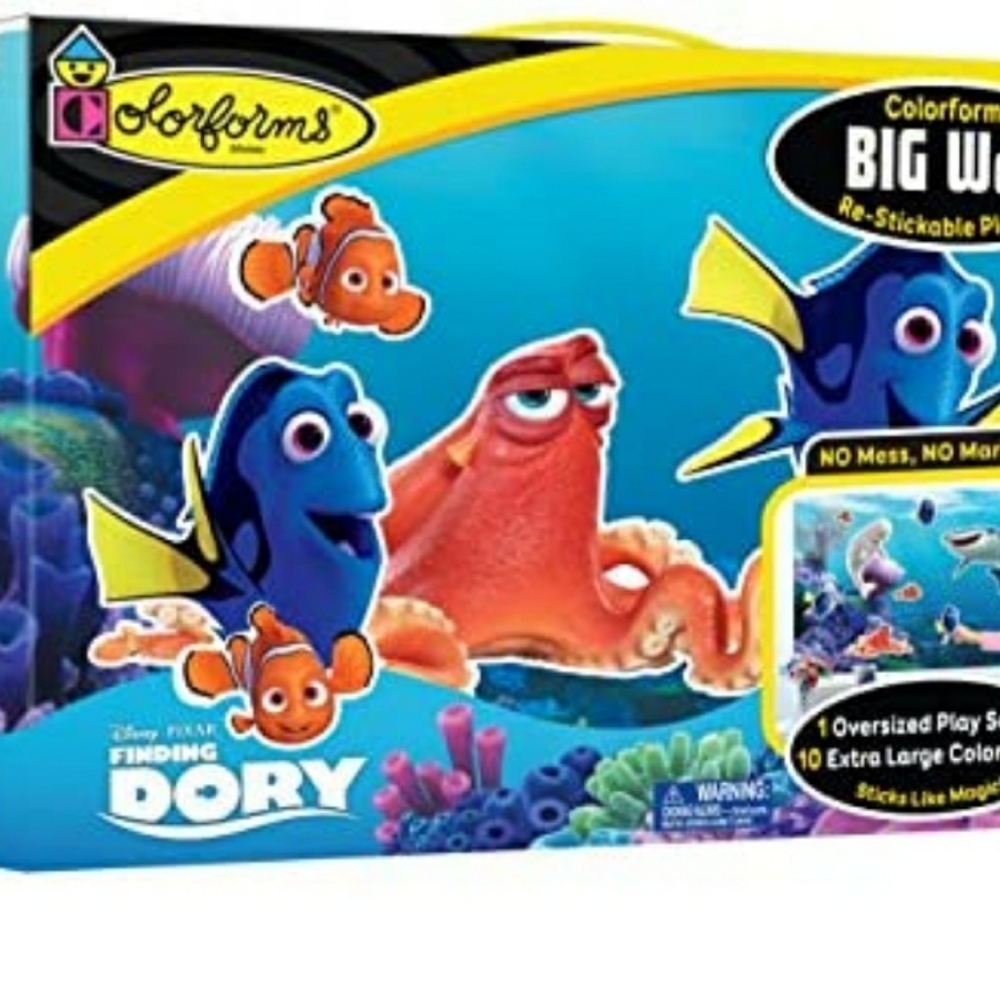 Colorforms Brand Finding Dory Big Wall Playset Toy